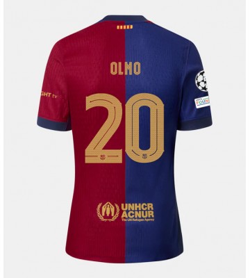 Barcelona Dani Olmo #20 Hemmatröja 2024-25 Kortärmad